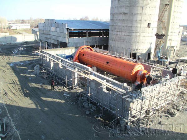 棒磨制砂機安裝現場