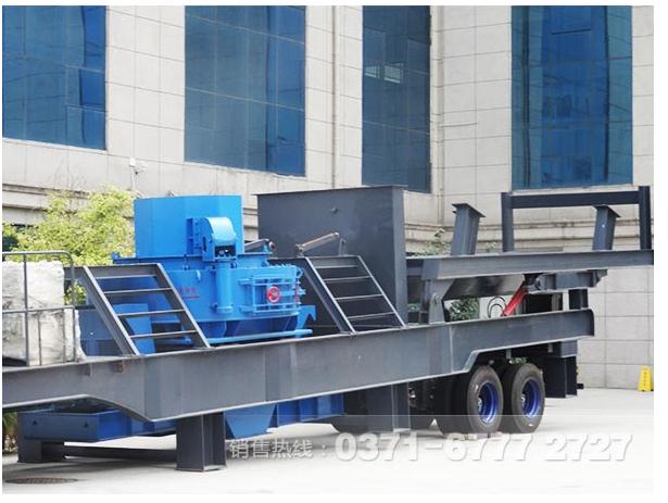 制砂機+振動篩移動破碎篩分設備 制砂機+振動篩移動破碎篩分設備