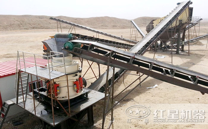 圓錐式破碎機(jī)客戶現(xiàn)場