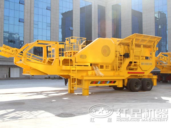 流動式車載石子破碎機 流動式車載石子破碎機