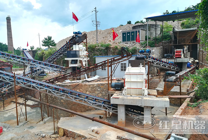 碎石加工生產線實拍圖 碎石加工生產線實拍圖