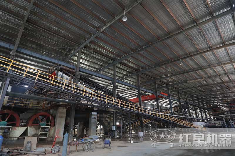 已經順利投產的砂石廠