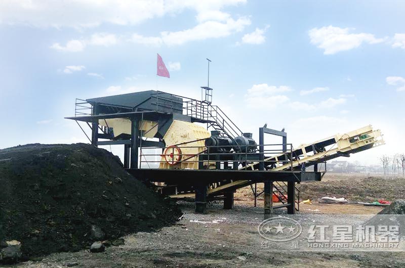 煤炭錘式破碎機工作現場 煤炭錘式破碎機工作現場