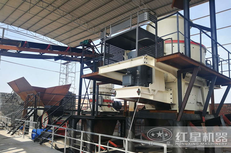 石英砂制砂加工客戶現場 石英砂制砂加工客戶現場