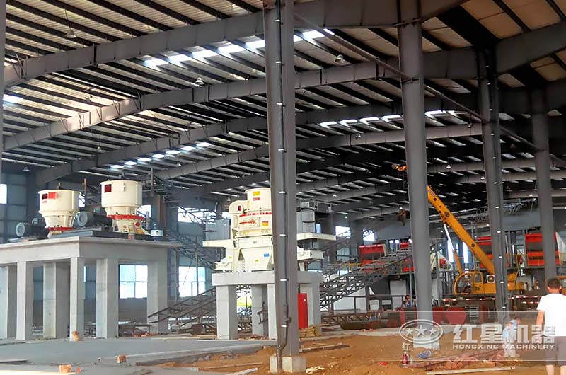 大型石子生產線現場 大型石子生產線現場