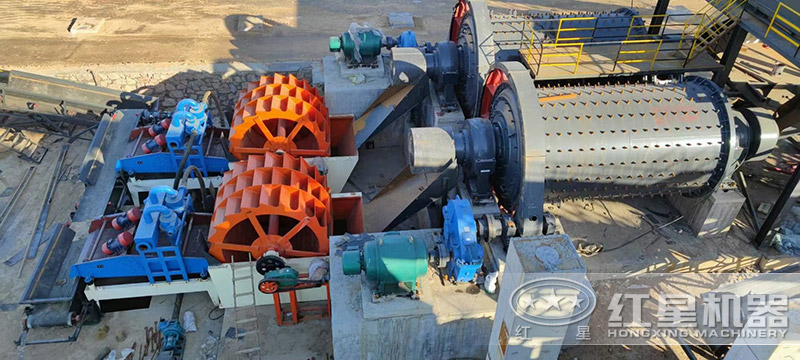 多臺水輪洗沙機客戶現場