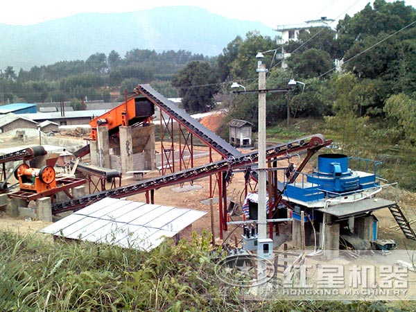 紅星人工砂生產線現場 紅星人工砂生產線現場