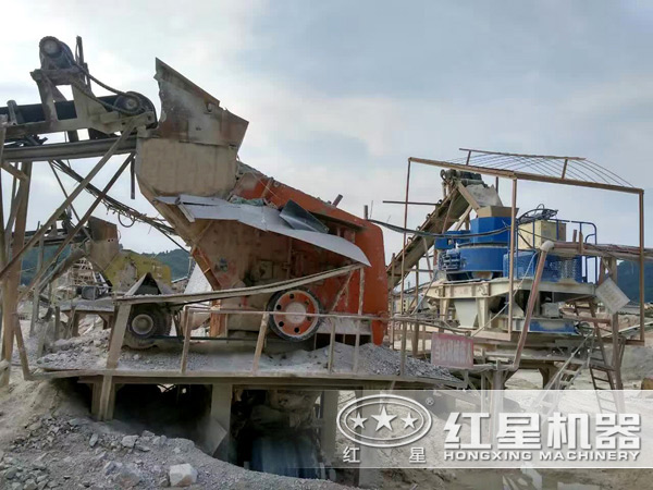 制砂機作業現場 制砂機作業現場