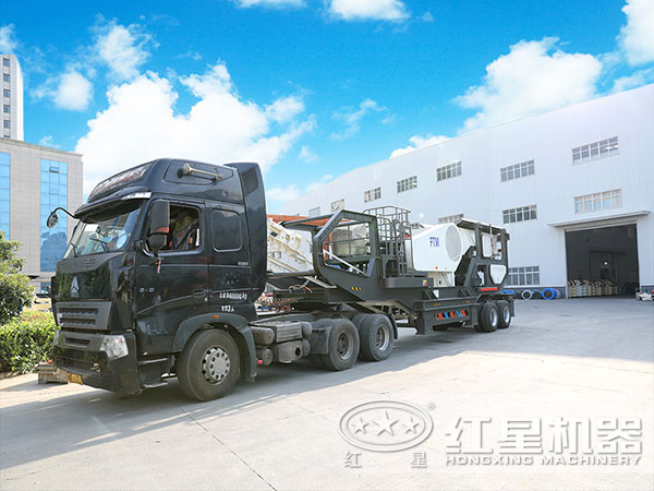 河南紅星牌移動破碎站 河南紅星牌移動破碎站