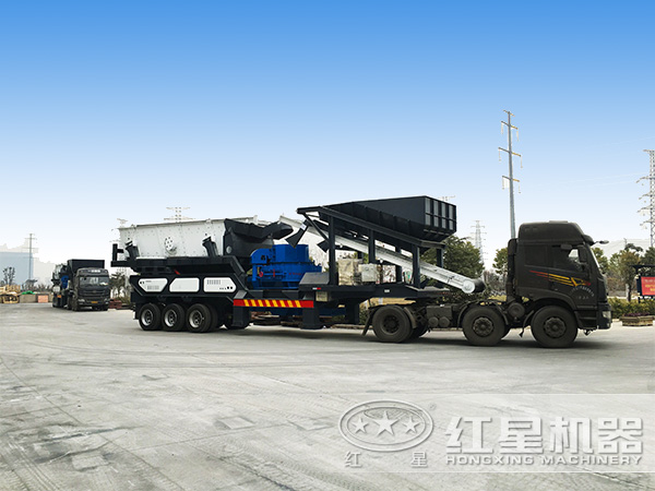 制砂機(jī)流動車小型砸石子機(jī) 制砂機(jī)流動車小型砸石子機(jī)