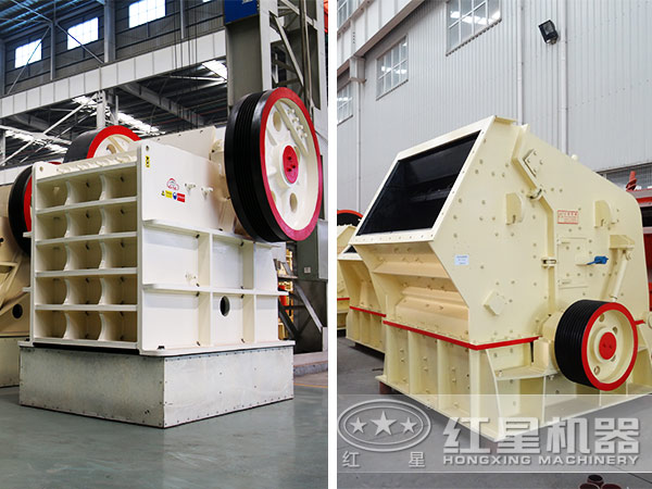 顎破與反擊破搭配的碎石生產線 顎破與反擊破搭配的碎石生產線