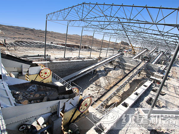 全套石料生產線破碎階段 全套石料生產線破碎階段