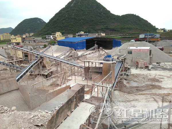 山東聊城制砂生產線現場 山東聊城制砂生產線現場