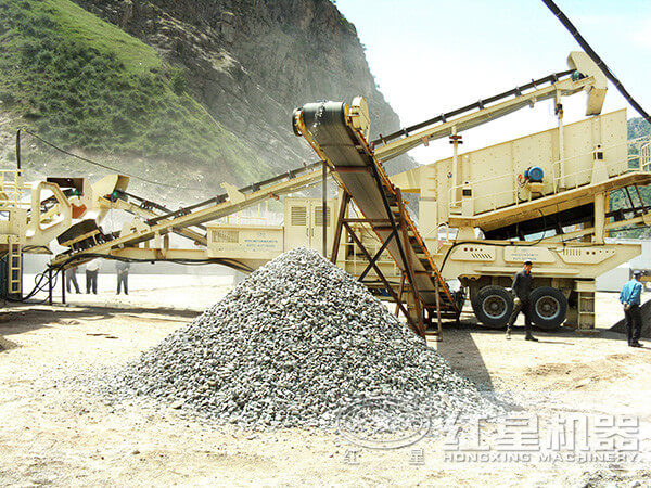 移動制砂機生產現場 移動制砂機生產現場