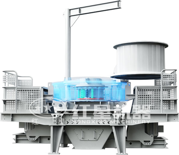 鵝卵石制沙設備工作原理圖 鵝卵石制沙設備工作原理圖