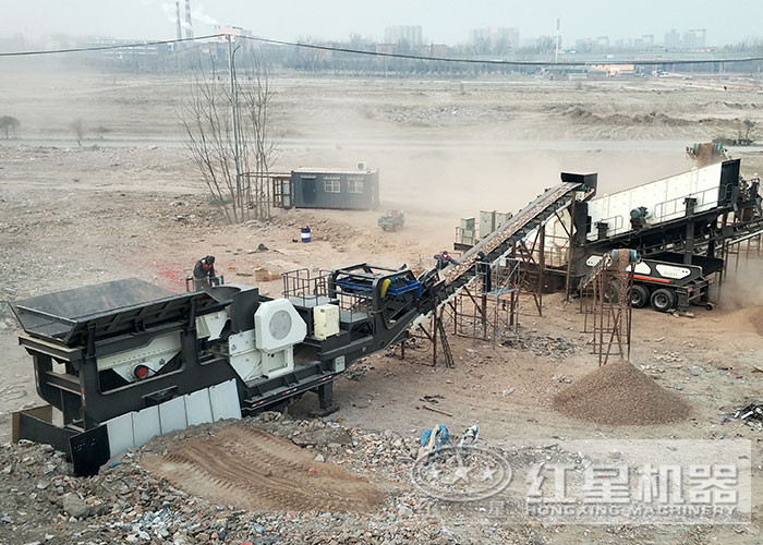 新型車載破石機生產現場 新型車載破石機生產現場