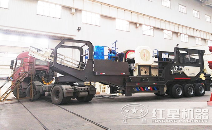 紅星車載移動碎石機轉場便利 紅星車載移動碎石機轉場便利