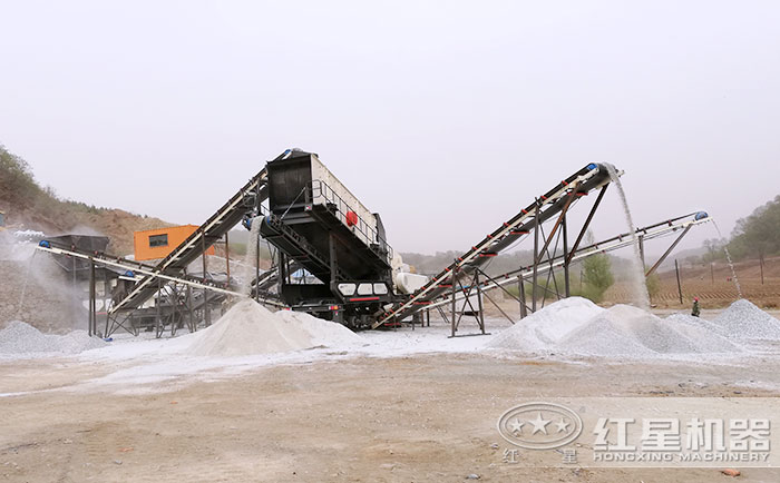 可移動破石機客戶現場 可移動破石機客戶現場