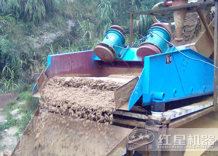 脫水篩設備作業現場展示 脫水篩設備作業現場展示