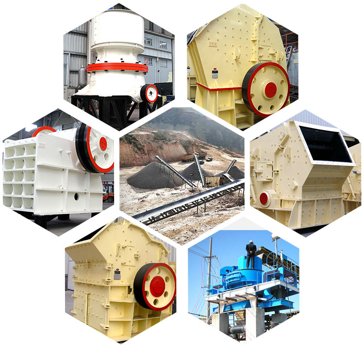 不同類型的破碎機展示 不同類型的破碎機展示