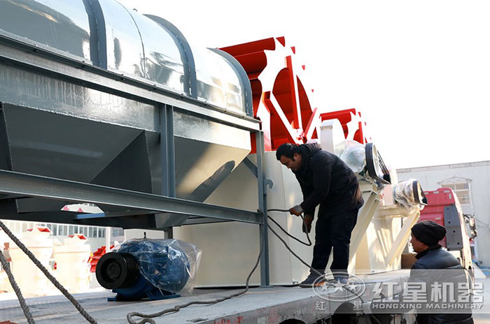 紅星水洗沙設備裝貨發貨圖 紅星水洗沙設備裝貨發貨圖