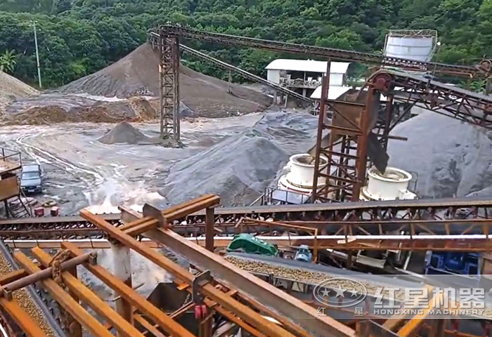 HVI機制砂設備客戶現場