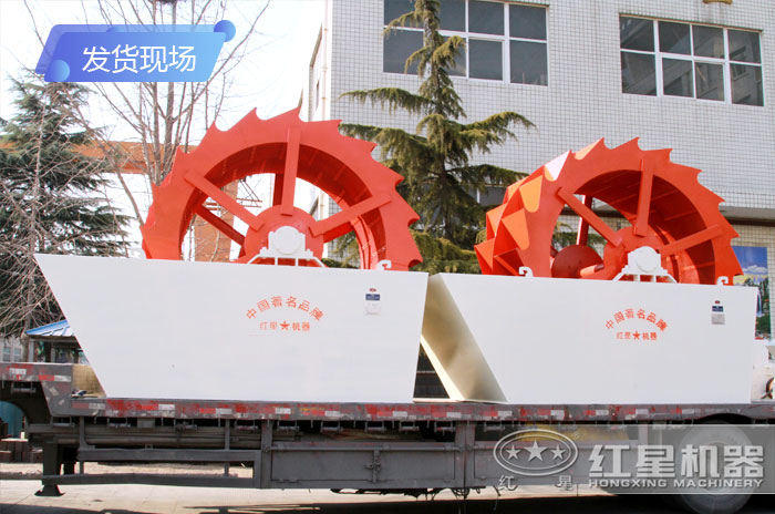 中小型撈砂機發往用戶現場 中小型撈砂機發往用戶現場