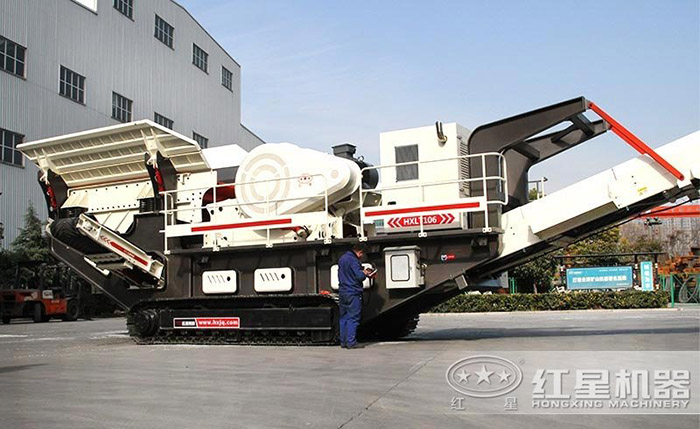 履帶移動式建筑石子破碎機 履帶移動式建筑石子破碎機