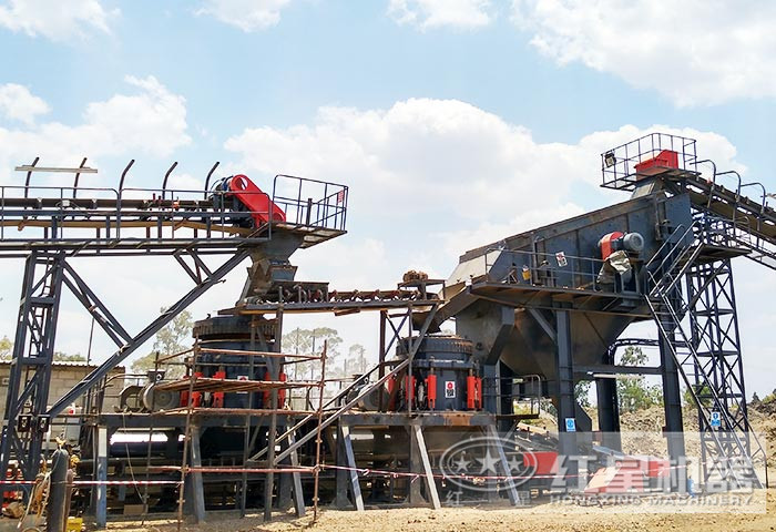 紅星用戶圓錐破作業現場 紅星用戶圓錐破作業現場