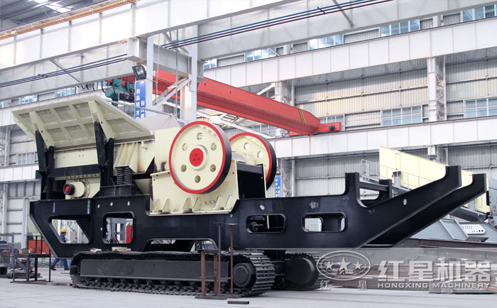 履帶移動式破碎機車間圖 履帶移動式破碎機車間圖