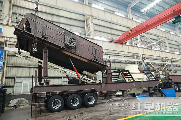 移動粉沙一體機鑄造車間 移動粉沙一體機鑄造車間