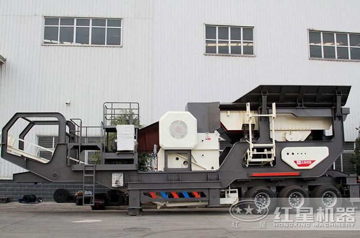 可移動柴油機石頭破碎機 可移動柴油機石頭破碎機