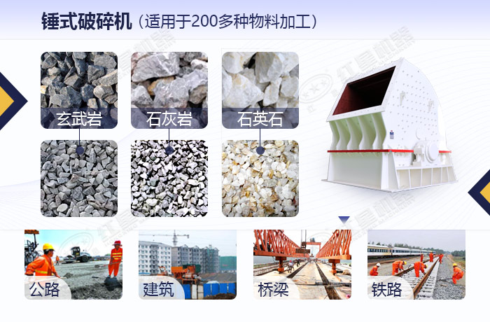 錘式破碎機應用領域圖展示 錘式破碎機應用領域圖展示