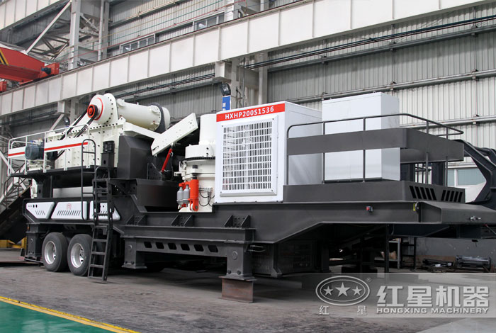 輪胎式環保建筑垃圾破碎機 輪胎式環保建筑垃圾破碎機