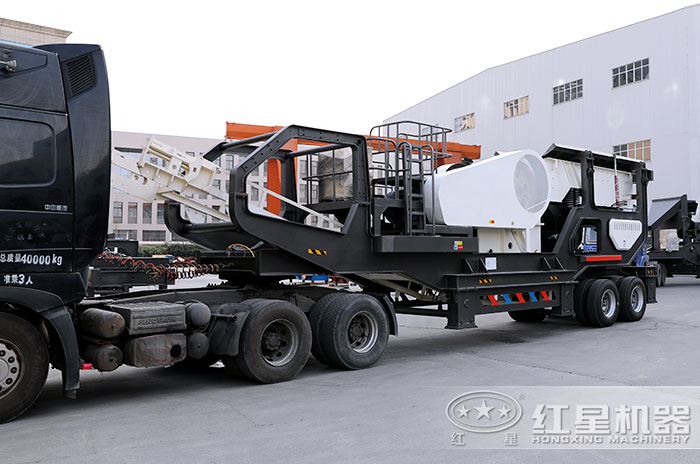 輪胎式建筑垃圾移動式破碎機 輪胎式建筑垃圾移動式破碎機