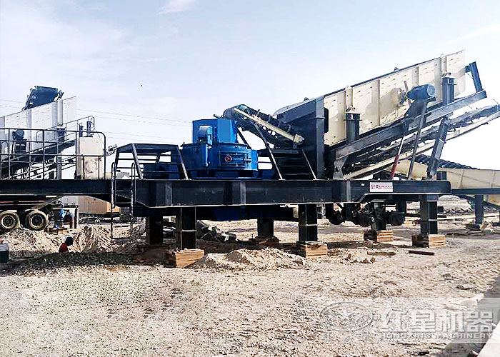 紅星移動式石子整形機作業(yè)現(xiàn)場 紅星移動式石子整形機作業(yè)現(xiàn)場