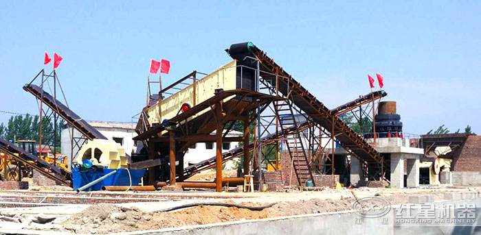 洗砂機客戶加工現場 洗砂機客戶加工現場