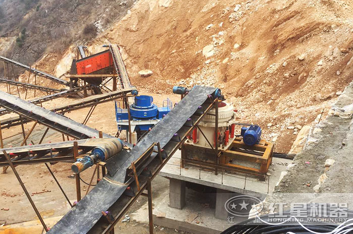 制砂作業現場 制砂作業現場