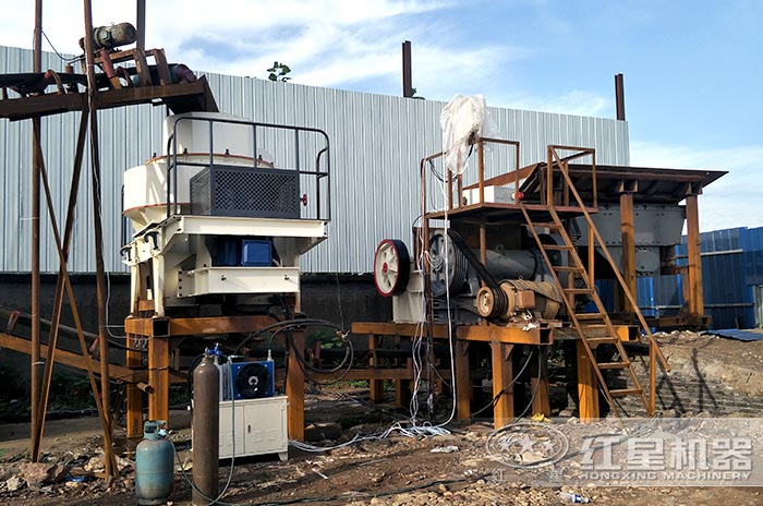 制砂機工作現場圖 制砂機工作現場圖