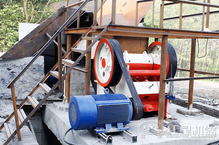 蕪湖客戶的石頭破碎機加工現場 蕪湖客戶的石頭破碎機加工現場