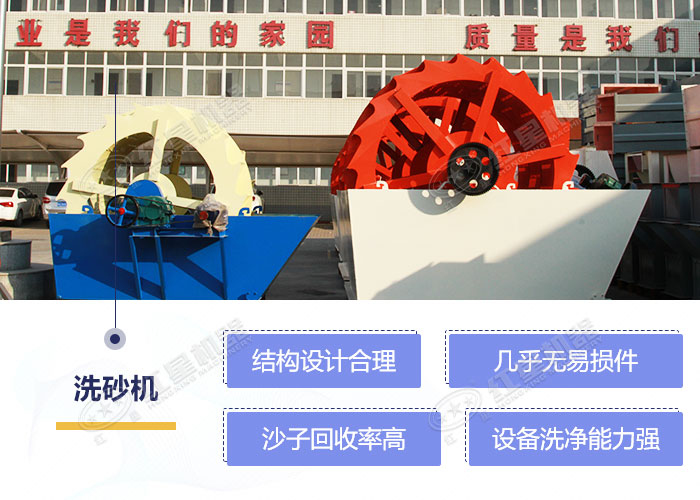 河沙洗砂機設備優勢展示