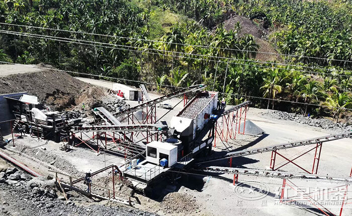 移動鄂破搭配移動圓錐破碎加工現場 移動鄂破搭配移動圓錐破碎加工現場