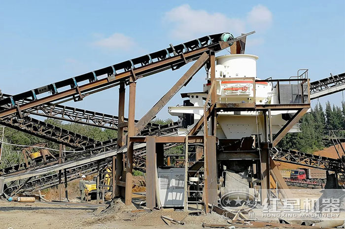 鵝卵石制砂現場-高品質沙生產加工 鵝卵石制砂現場-高品質沙生產加工