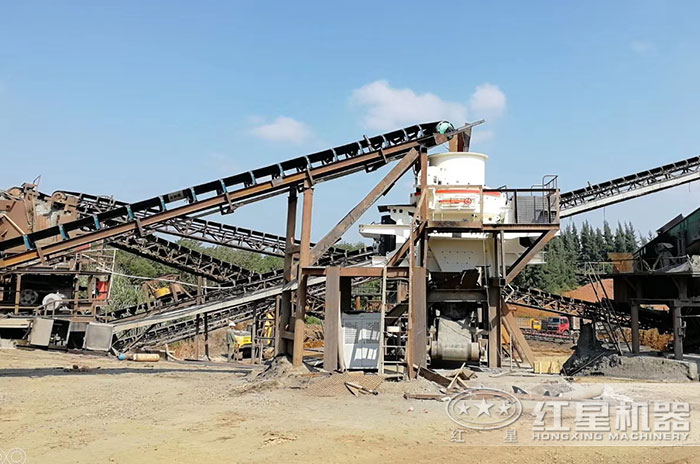 頁巖制砂機生產現場 頁巖制砂機生產現場