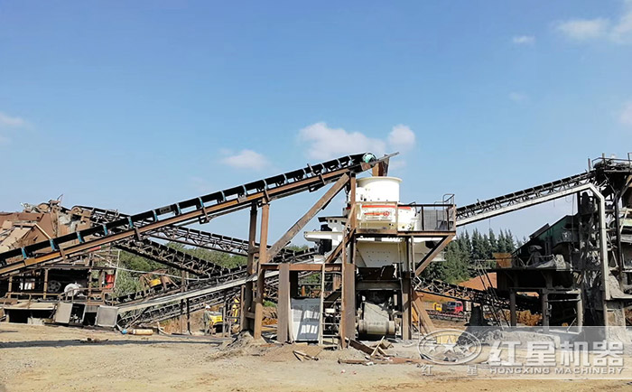 干法機制砂生產線客戶現場 干法機制砂生產線客戶現場