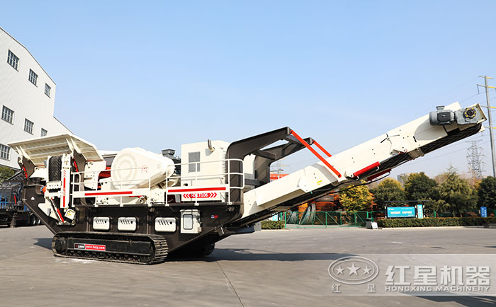 履帶式移動石子破碎機 履帶式移動石子破碎機