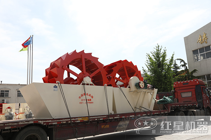 紅星洗砂機發貨往安徽 紅星洗砂機發貨往安徽