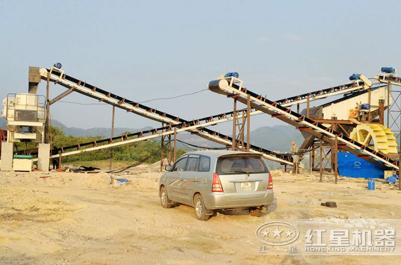 河北時產30噸鵝卵石作業現場 河北時產30噸鵝卵石作業現場