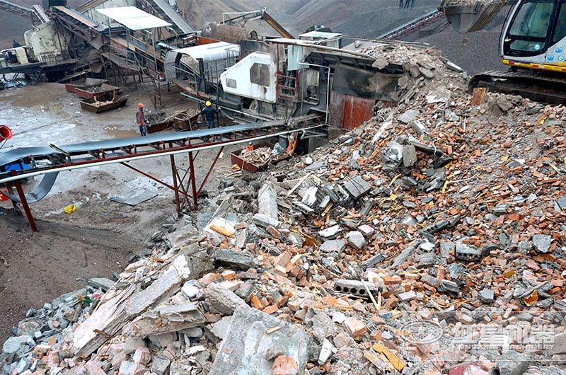 可時產(chǎn)400噸石料的建筑垃圾破碎機 可時產(chǎn)400噸石料的建筑垃圾破碎機