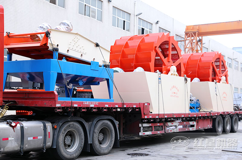 紅星洗沙設(shè)備發(fā)貨現(xiàn)場 紅星洗沙設(shè)備發(fā)貨現(xiàn)場